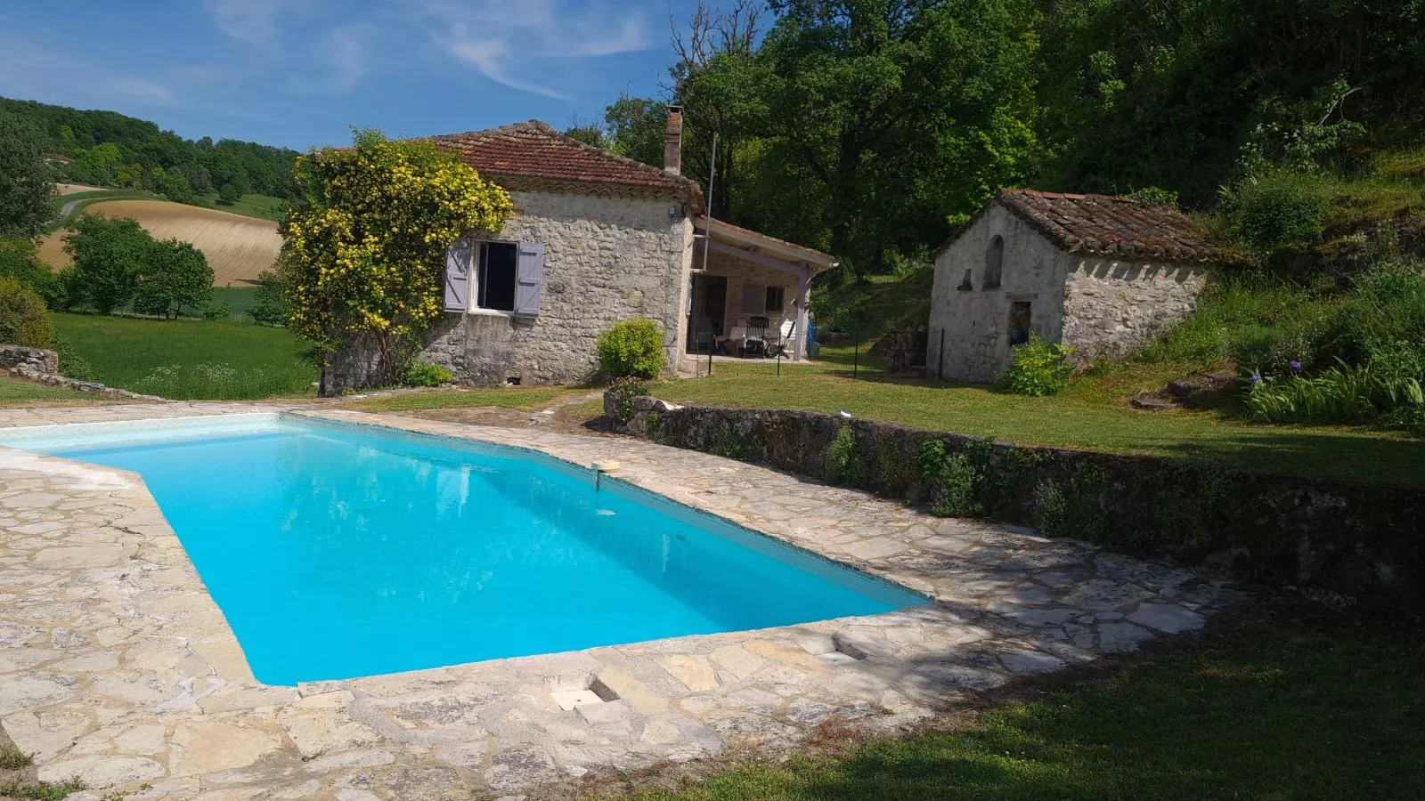 Gite la Bergerie - Schwimmbad