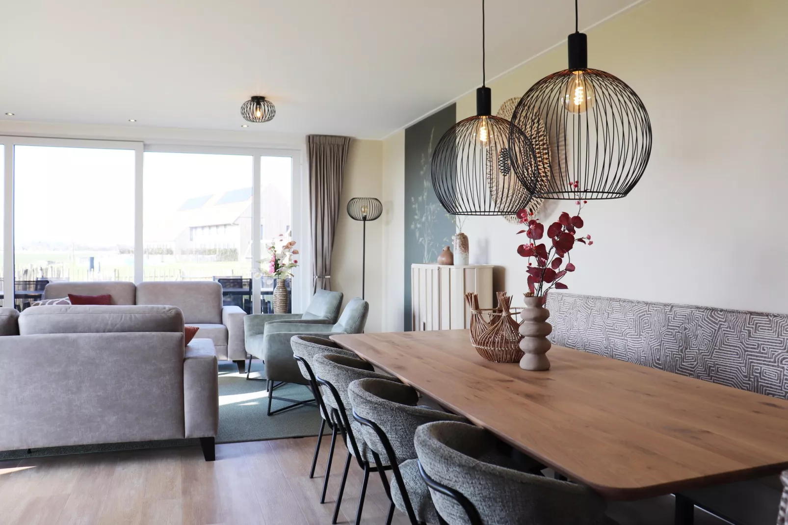 Moderne villa op het Friese platteland - Dining room