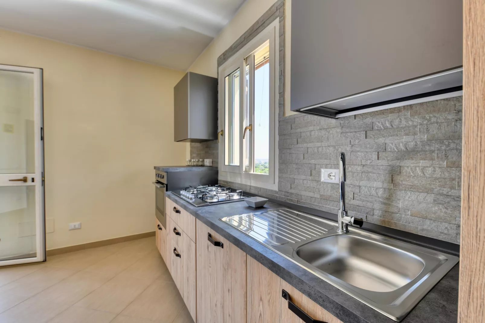 Villa Panorama mit Privatpool - Kitchen