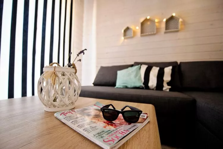 Domki na Brackiej Pobierowo - STANDARD A2 dla max 3 os sob - sob-Living room