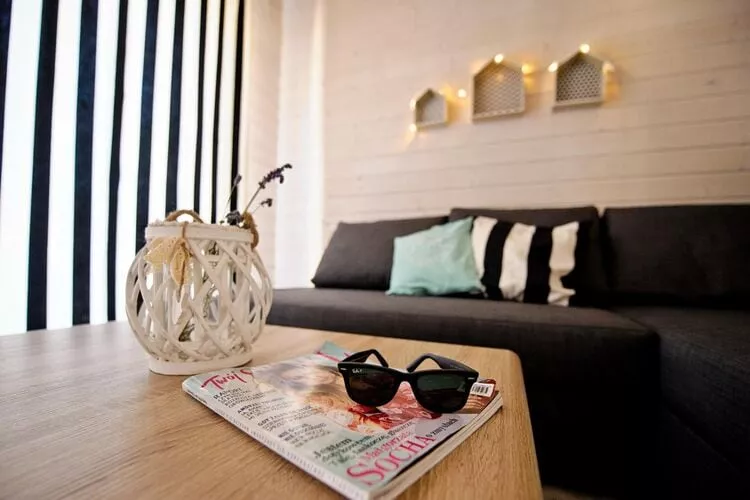 Domki na Brackiej Pobierowo - STANDARD A2 dla max 4 os sob - sob-Living room