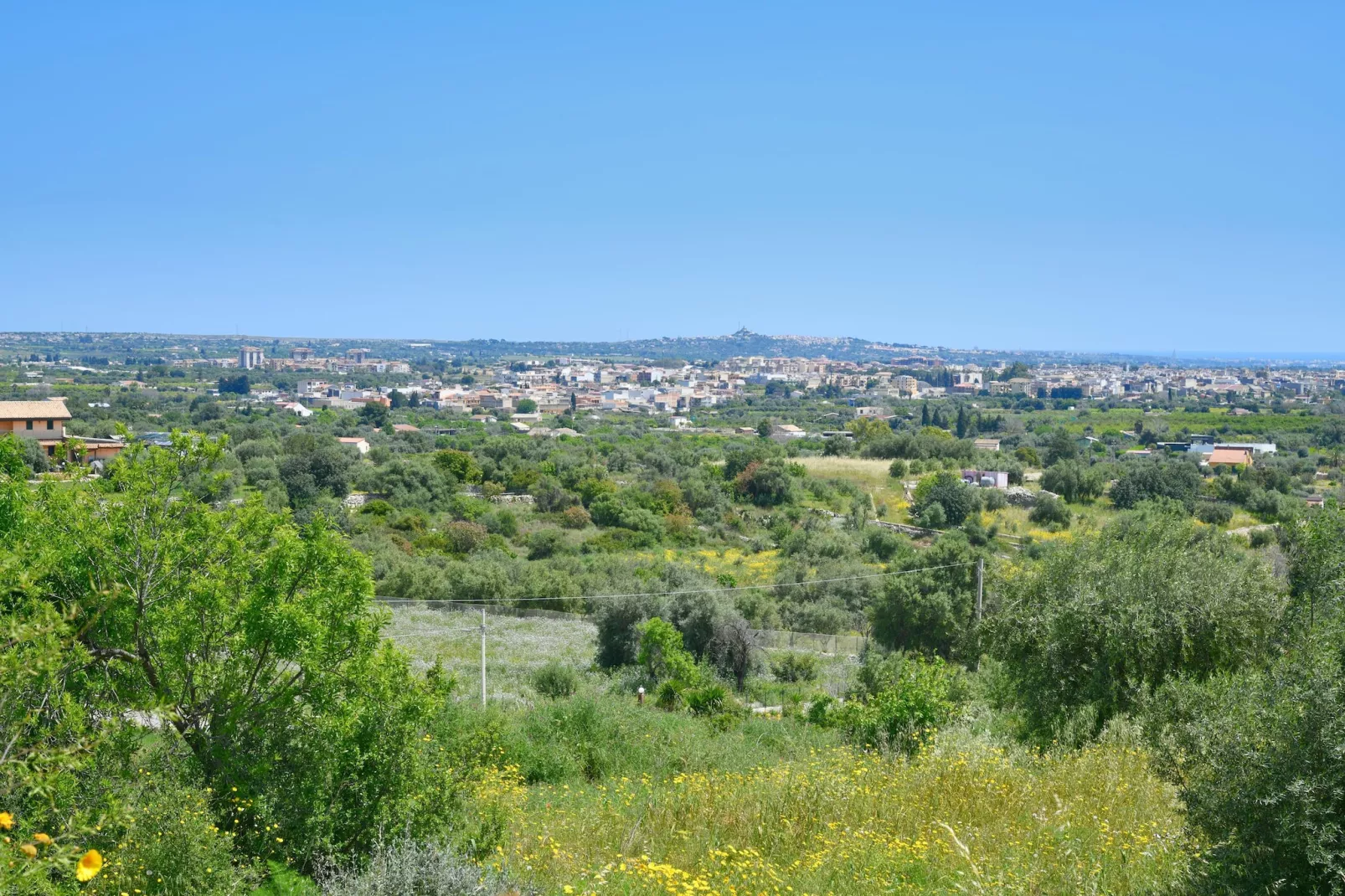 Villa Panorama mit Privatpool - View in summer