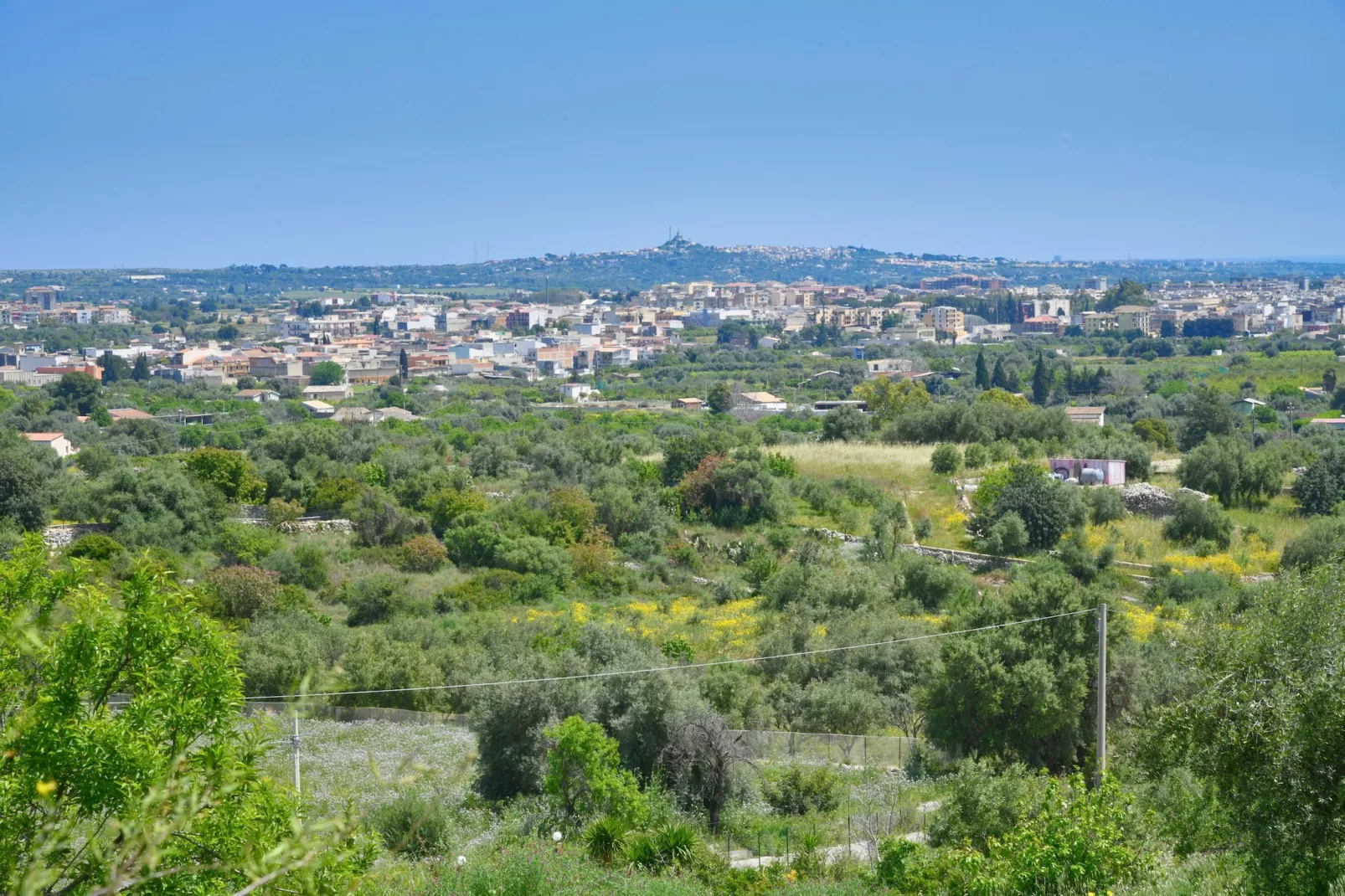Villa Panorama mit Privatpool - View in summer