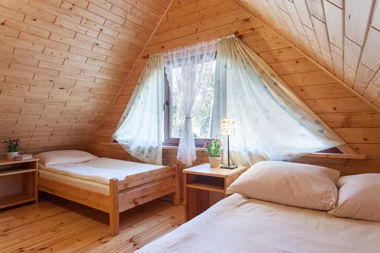 Drewniane domki wakacyjne Pobierowo-Bedroom