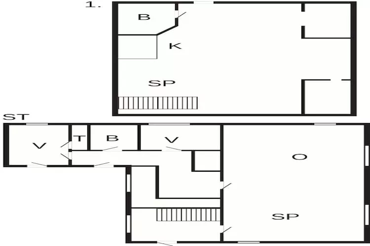 6 person holiday home in Ålbæk - Floor plan