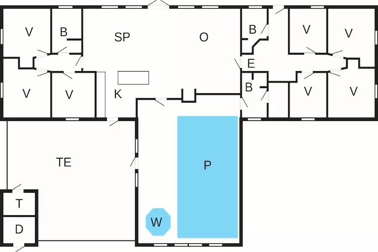 Luxus-Poolhaus in Strandnahe -- By Traum Ferienwohnungen - Grundriss