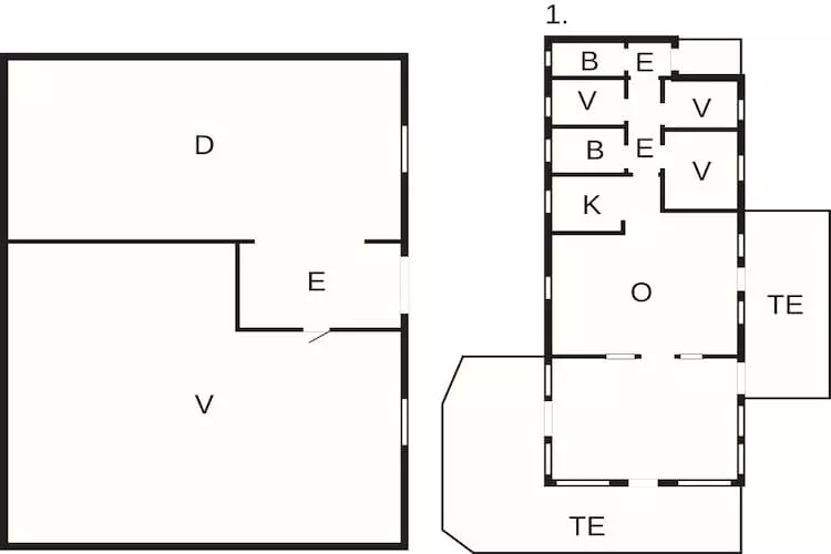 8 person holiday home in Hellandsjøen - Floor plan