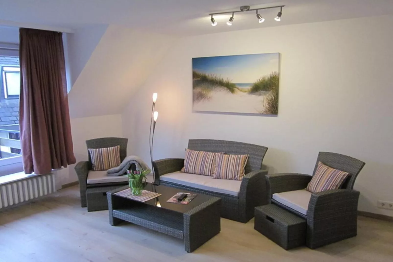 Apartementhaus Ursula Wohnung 16 - Westerland - Wohnzimmer
