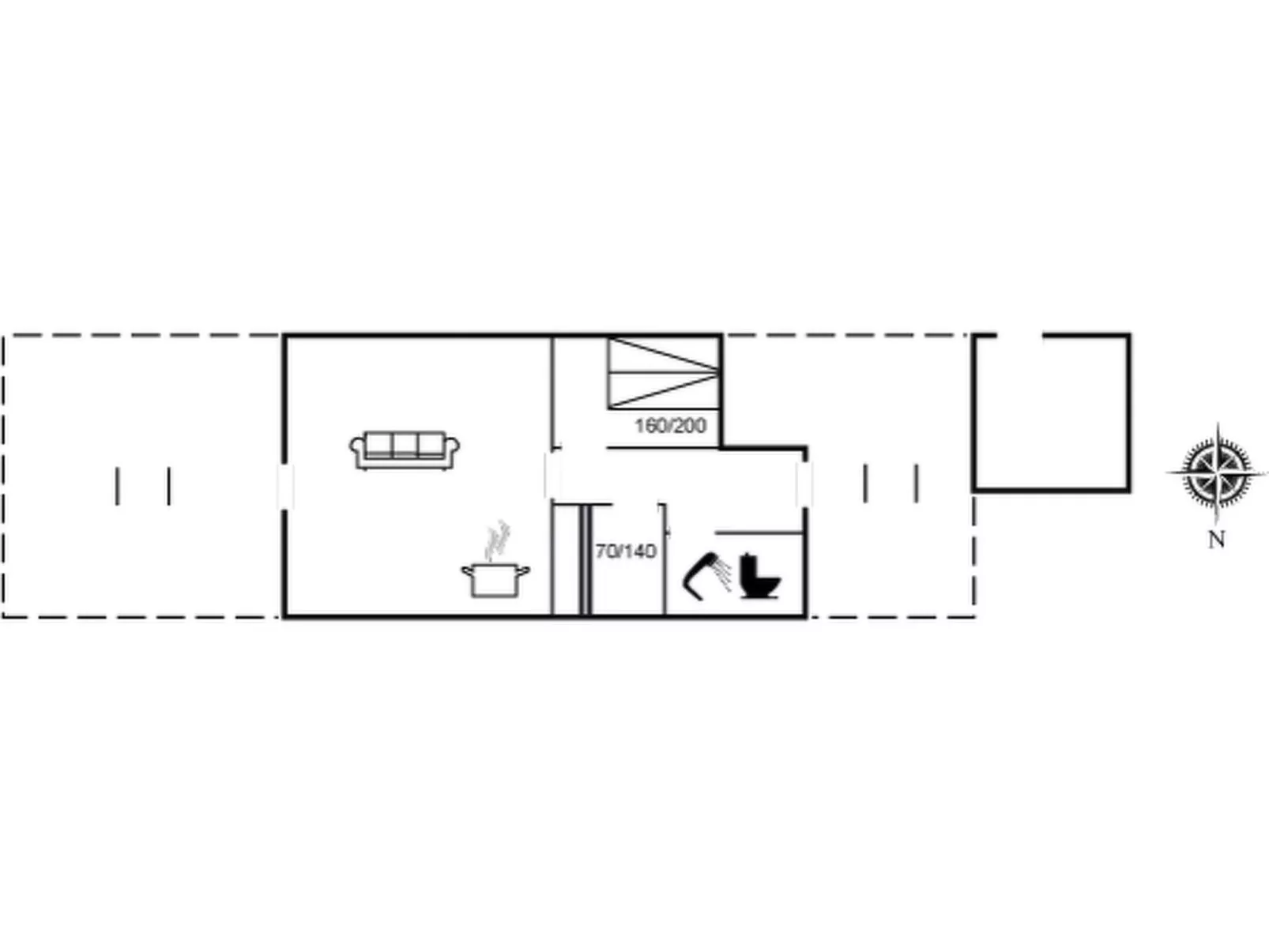 "Kato" - 125m from the sea - Drinnen