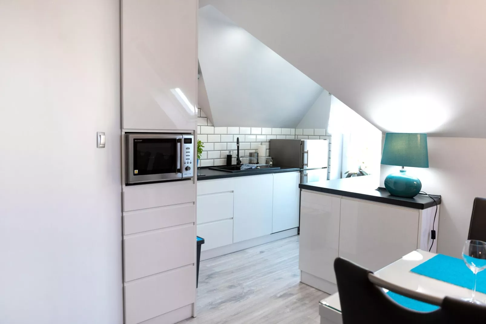 Apartament Grunwaldzka 51B/9 Pobierowo-Küche