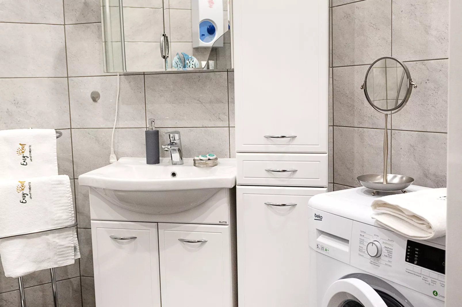 Apartament Grunwaldzka 51B/9 Pobierowo-Badezimmer