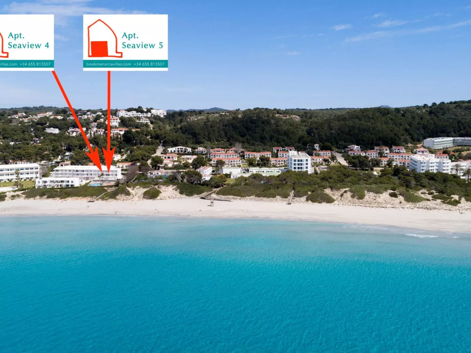 Wohnung mit gemeinsamem Pool und Meerblick - Image-tags.info
