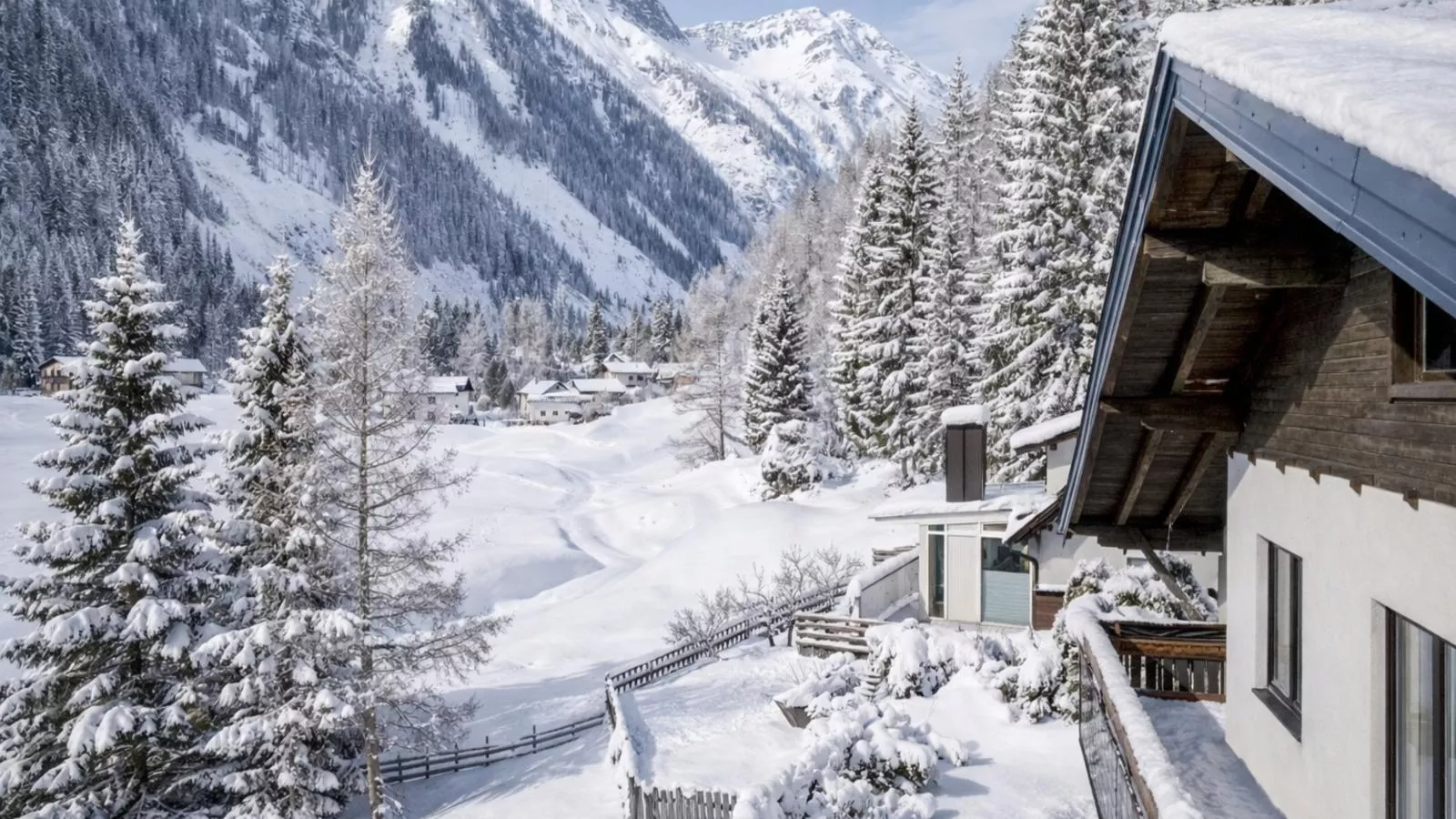 Landhaus Herz der Tauern - Vue d'hiver