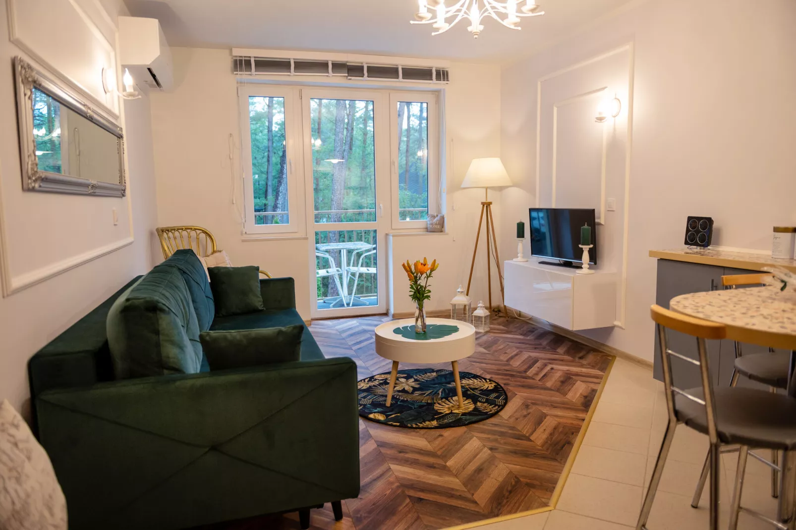Apartament Zachodnia 24 Nr 7 Pobierowo-Living room