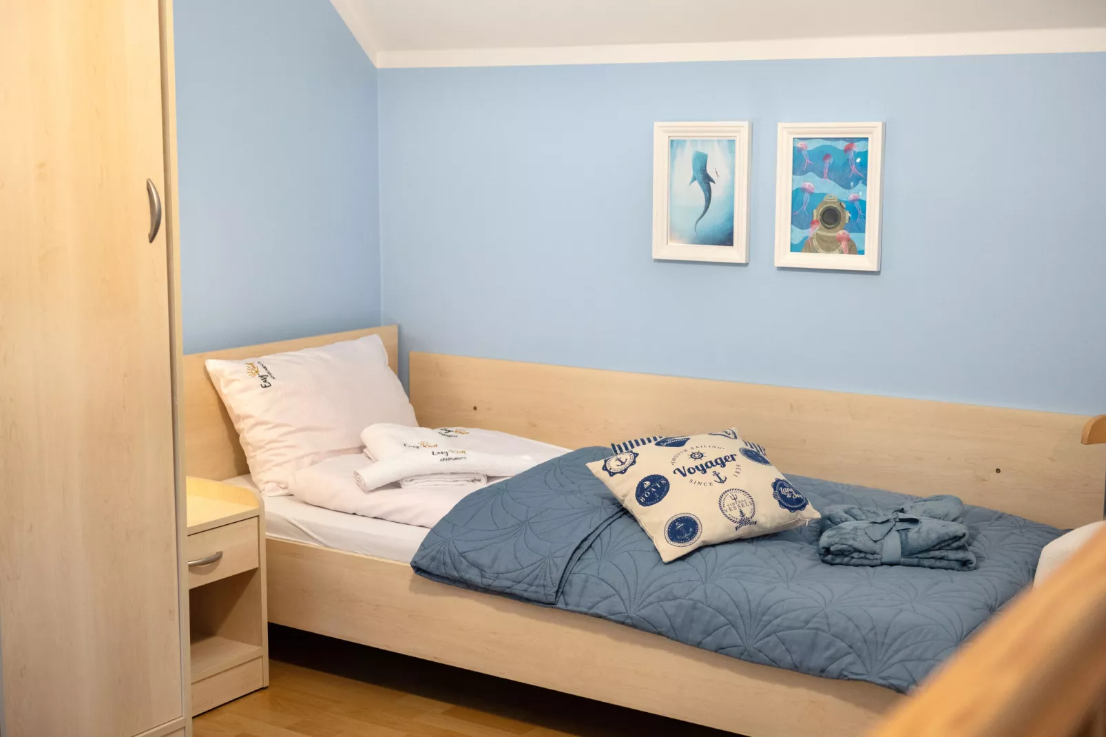 Apartament Zachodnia 24 Nr 7 Pobierowo-Bedroom
