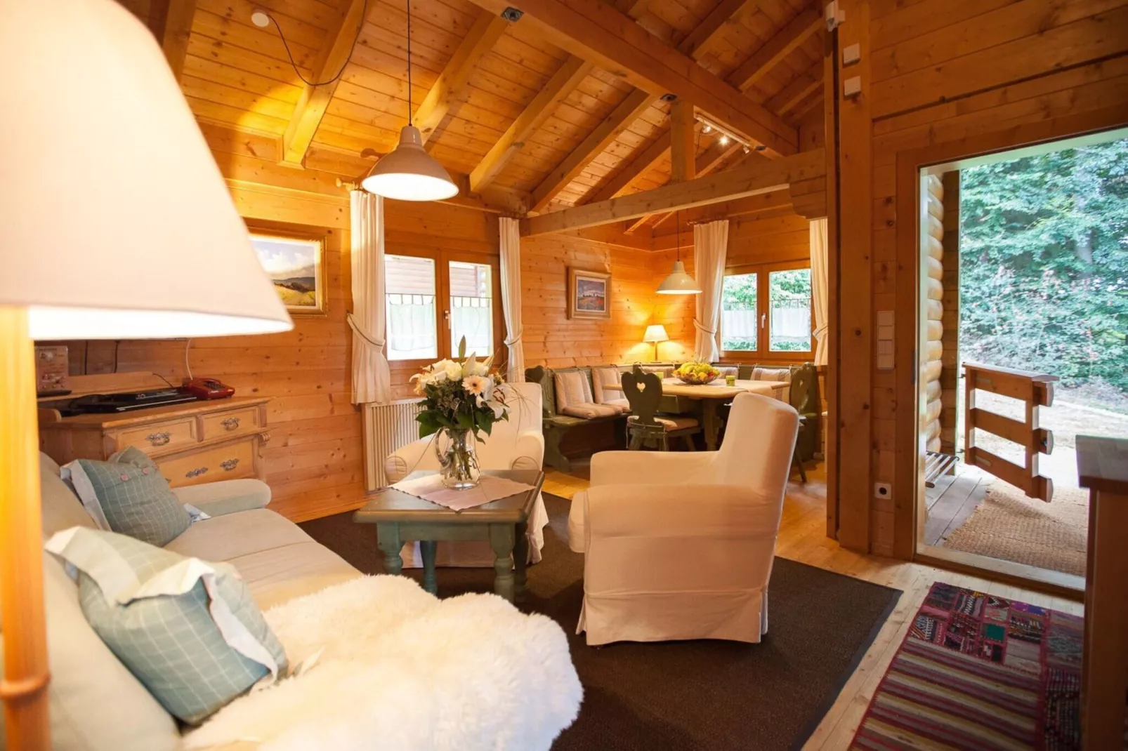 Blockhaus Stamsried-Typ A - Living room