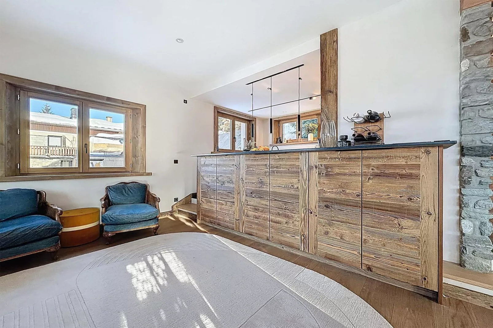 Chalet Shangri-La in la Rosière - Wohnzimmer