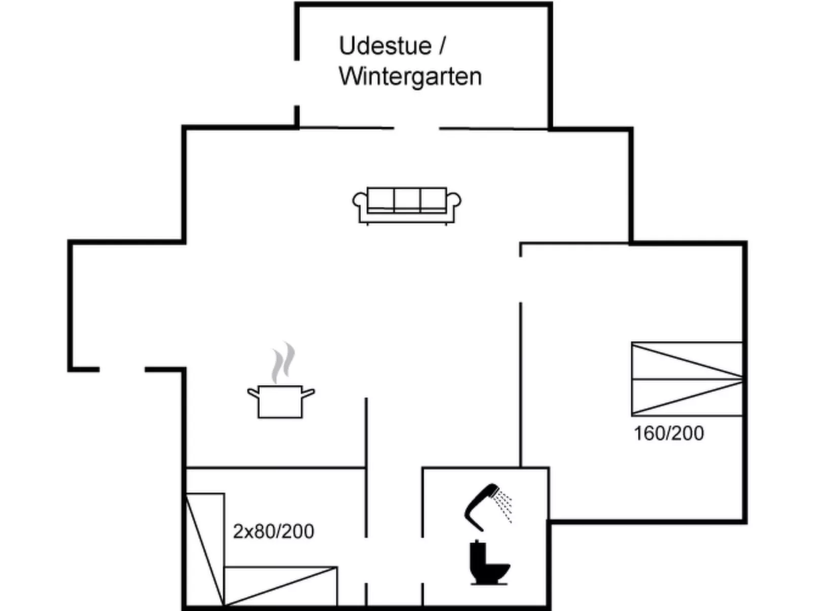 "Thorsmod" - 1.8km from the sea - Inside
