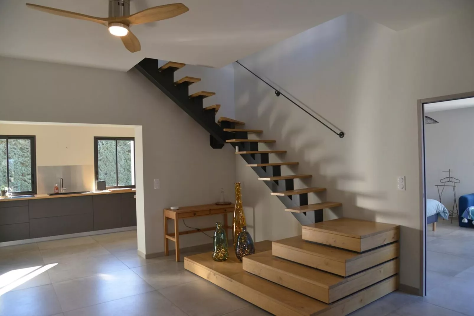 Belle maison avec piscine à débordement chauffée - Palier