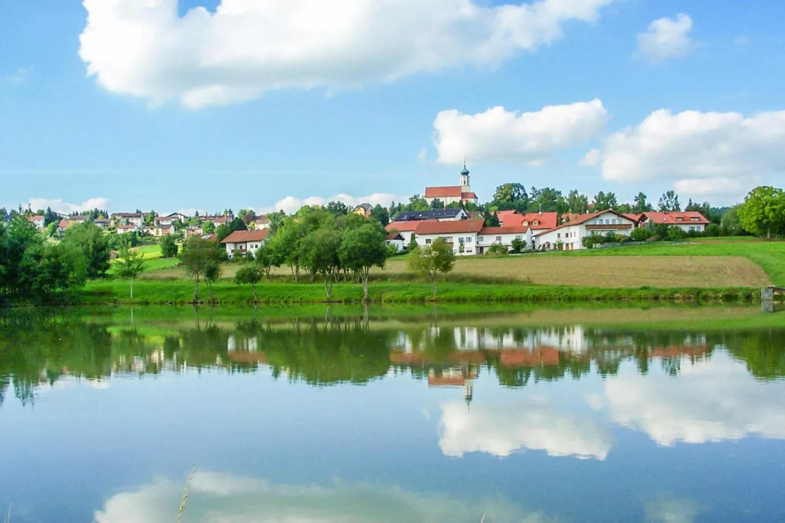 Blockhaus Stamsried-Typ A - View in summer