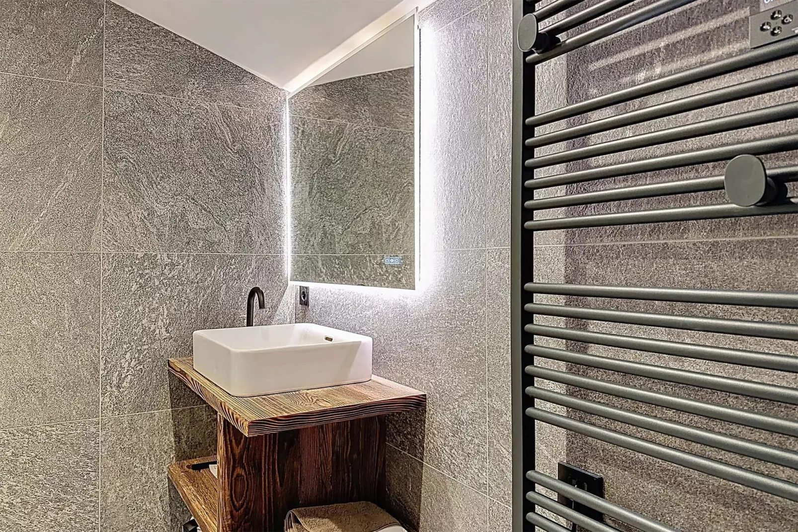 Chalet Shangri-La in la Rosière - Badezimmer