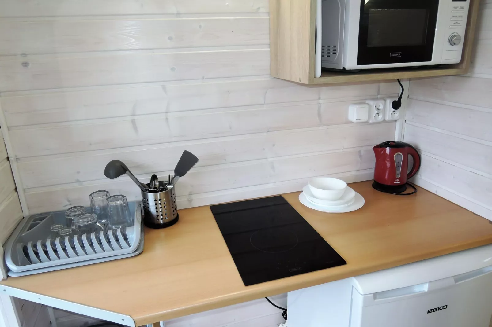 Baltic Sunrise - domki 2 osobowe-Kitchen