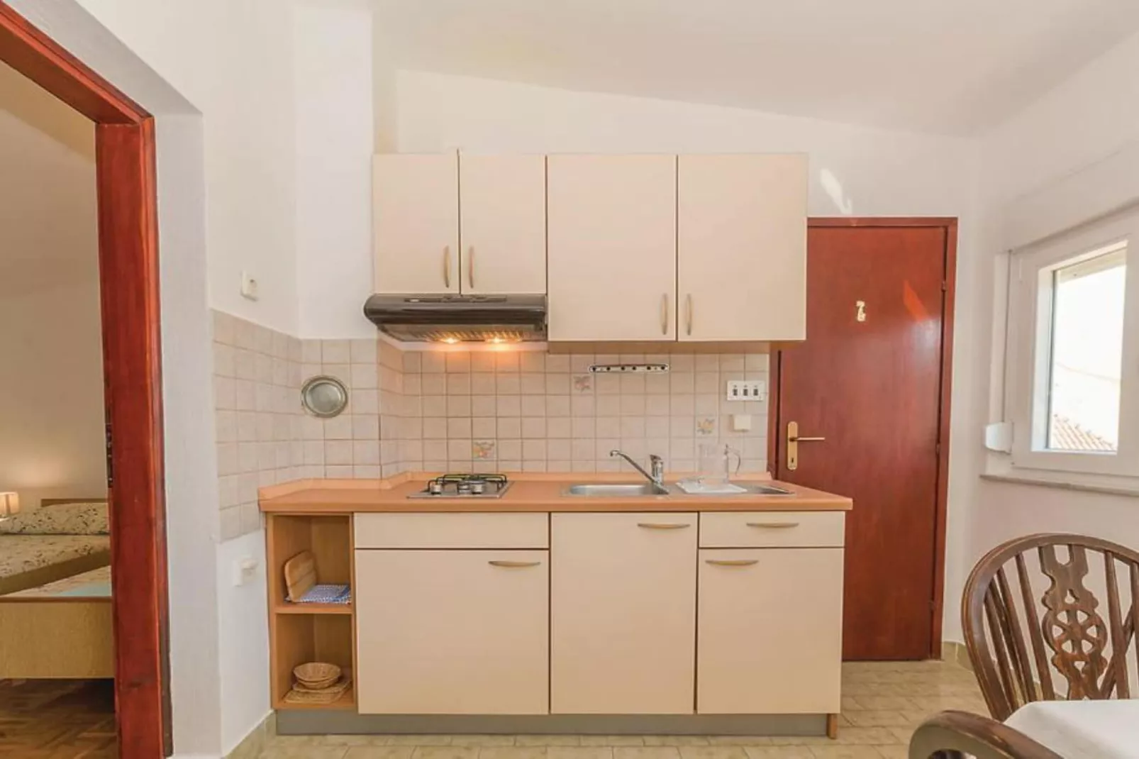 Charming Apartments Dokoza Vir - Two Bedroom Apartment with Terrace - Küche