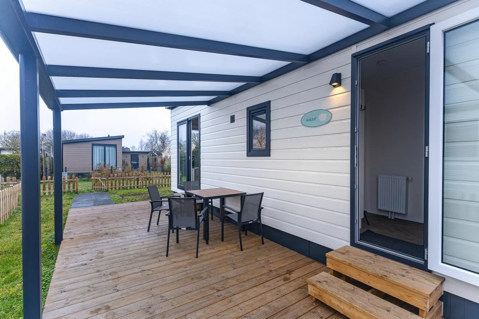 Duinhoeve chalet Schelp - Terrace balcony