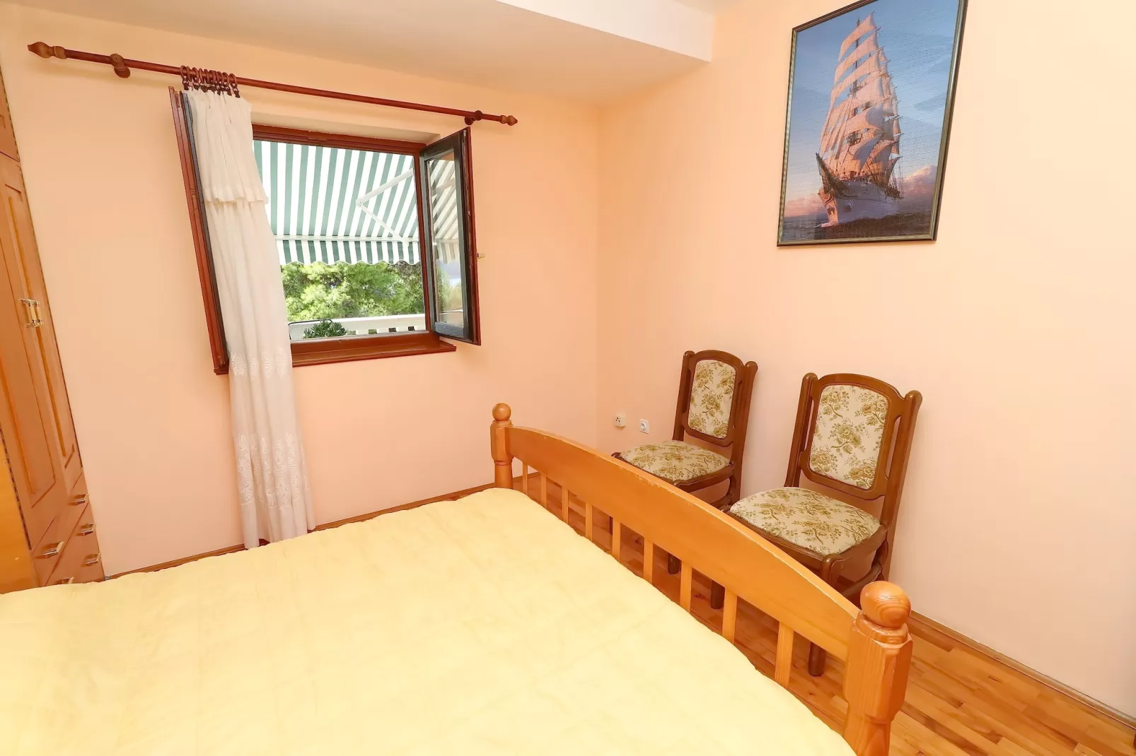 Seaside Apartments Markota - Two Bedroom Apartment  with Terrace and Sea View ( A1) - Schlafzimmer