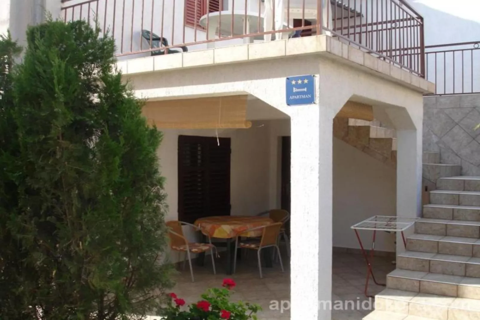 Charming Apartments Dokoza Drage - Two Bedroom Apartment (ground floor) - Im Freien