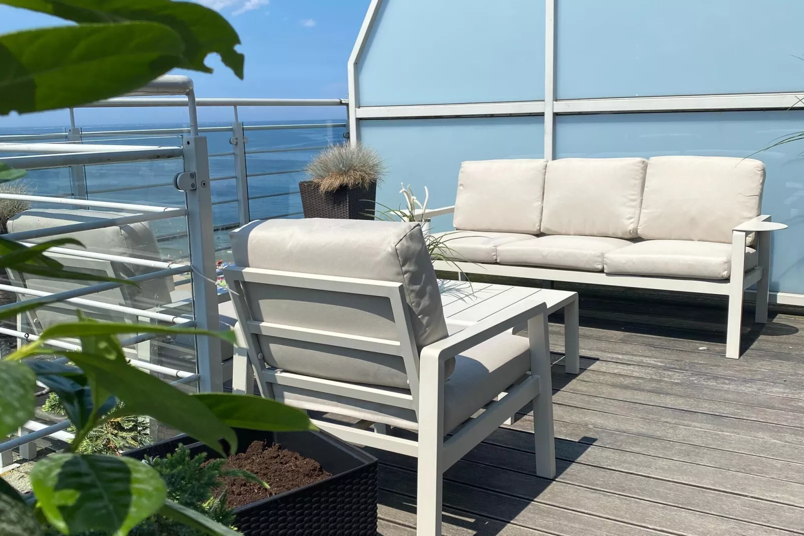 Penthouse dla 6 osób z widokiem na morze-View summer