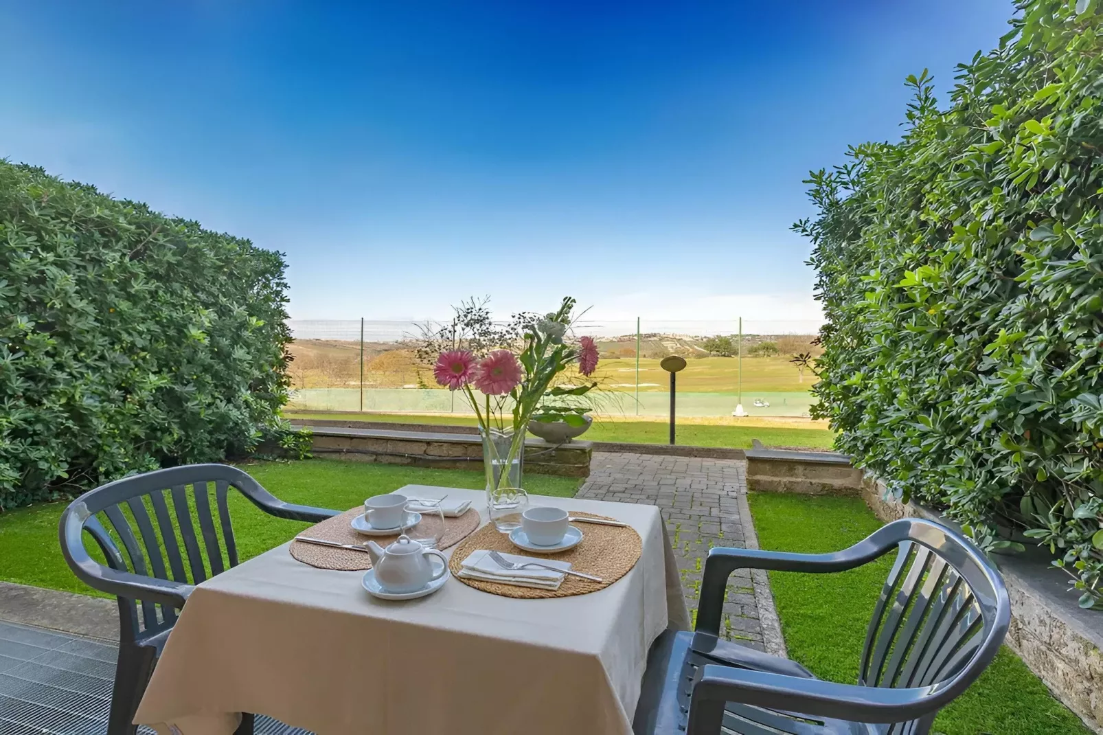 Bilocale vista Golf 120 - 3 pax - Terrasse/Balkon