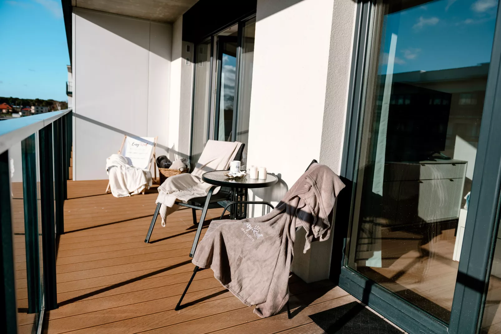 	Apartament Spadochroniarzy 8/30 Dziwnów-Terrace balcony