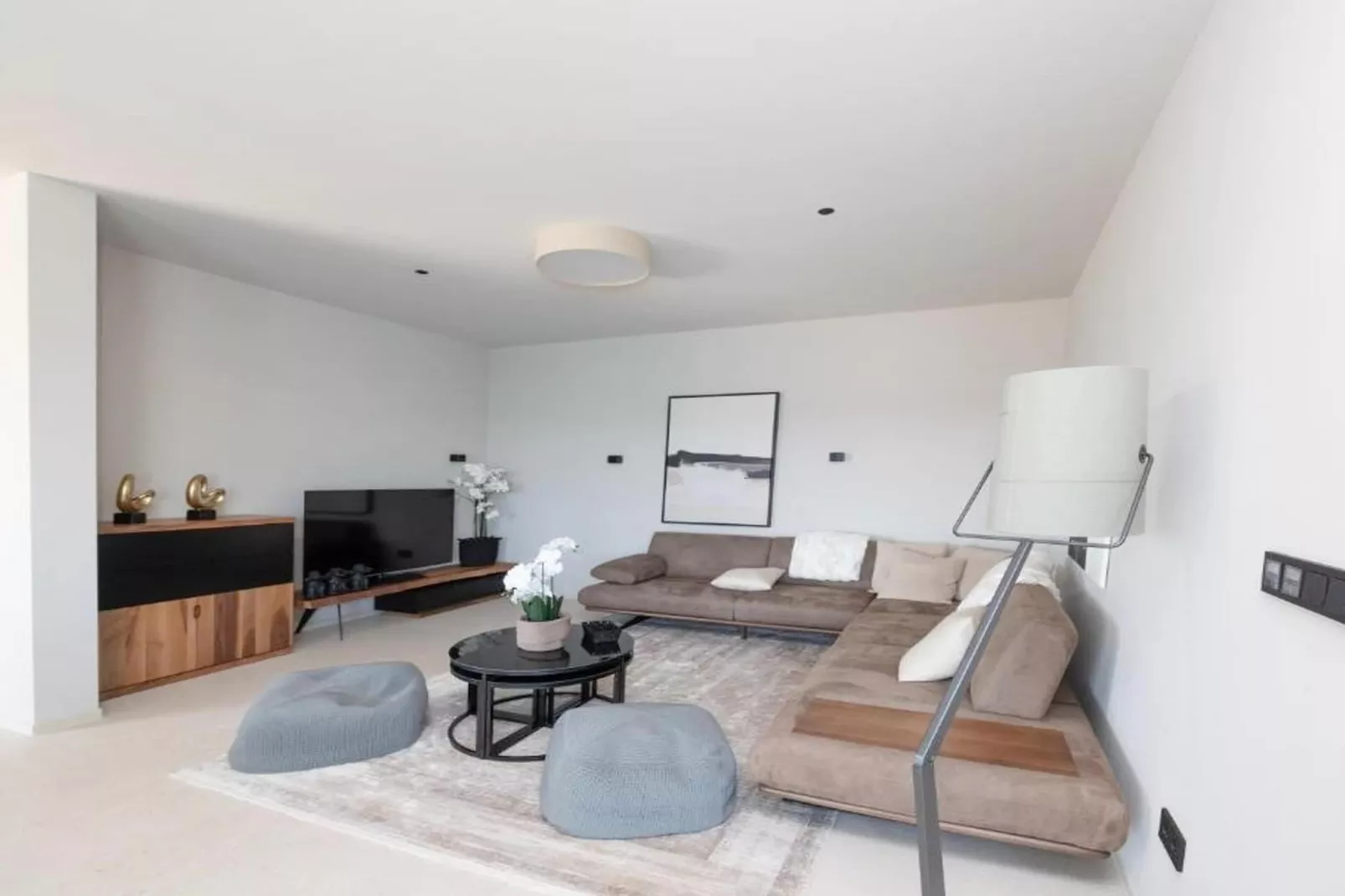 Luxury Beachfront Villa Malia Trogir with Pool - Wohnzimmer