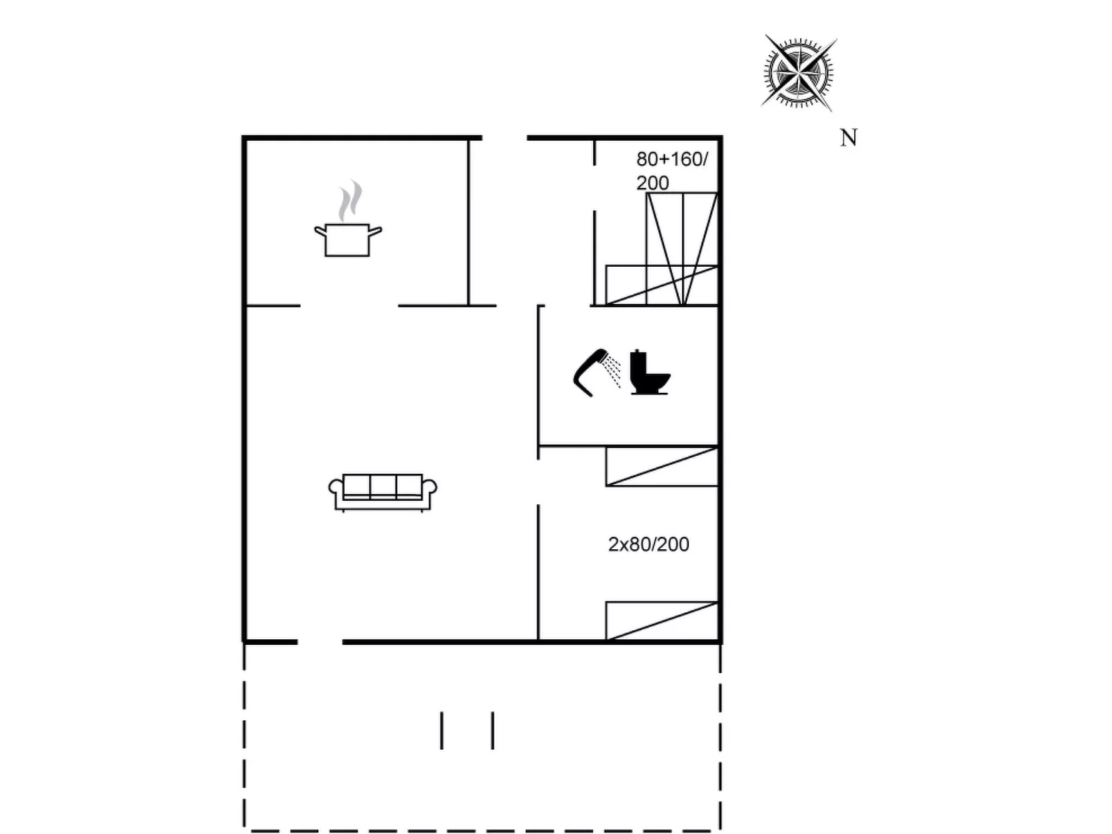 "Heida" - 1.5km from the sea - Inside