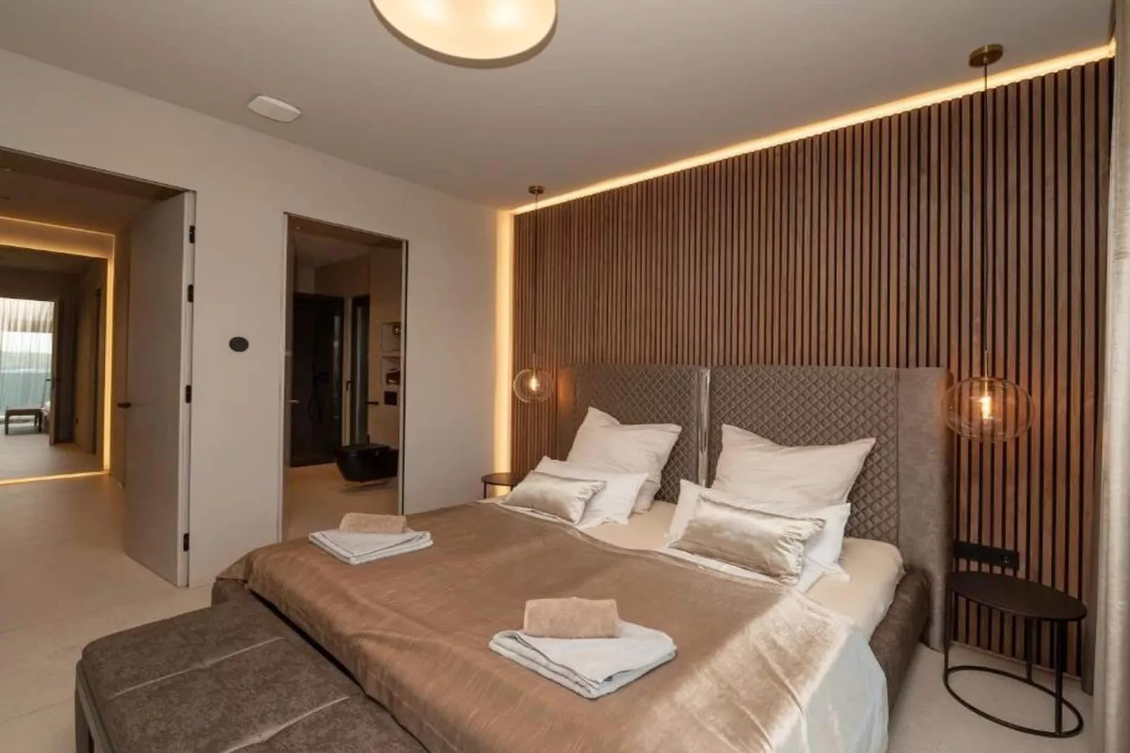 Luxury Beachfront Villa Malia Trogir with Pool - Schlafzimmer