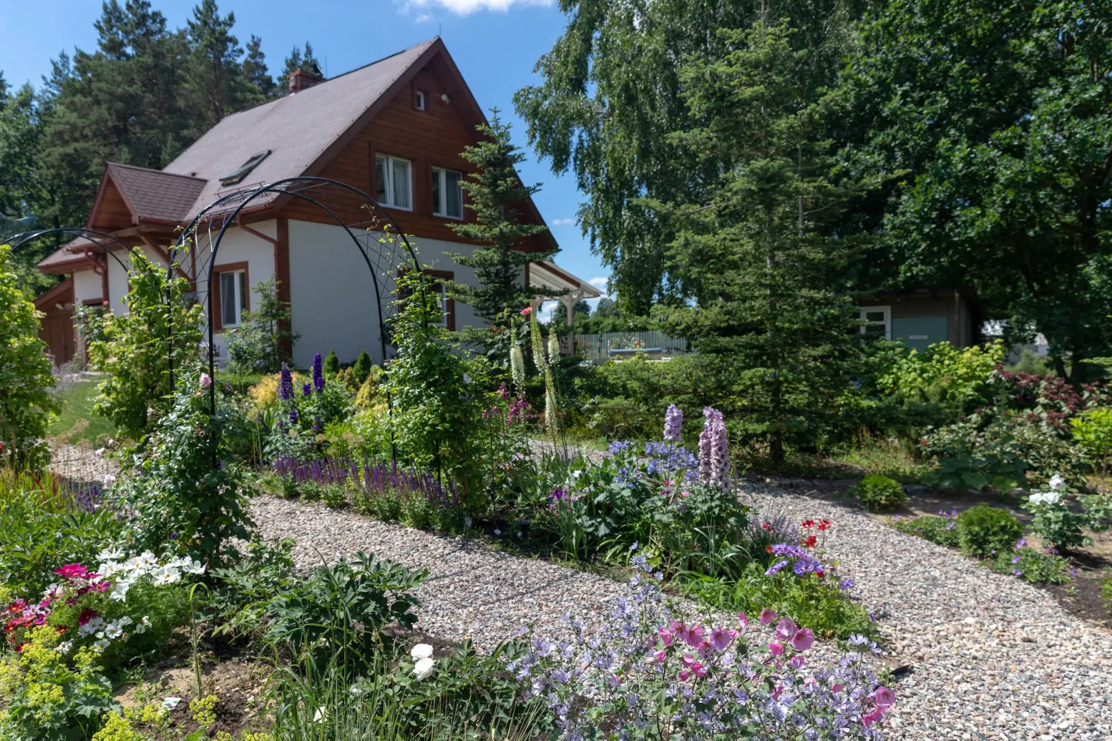 Dom wakacyjny z basenem w Kielnie - Extérieur été