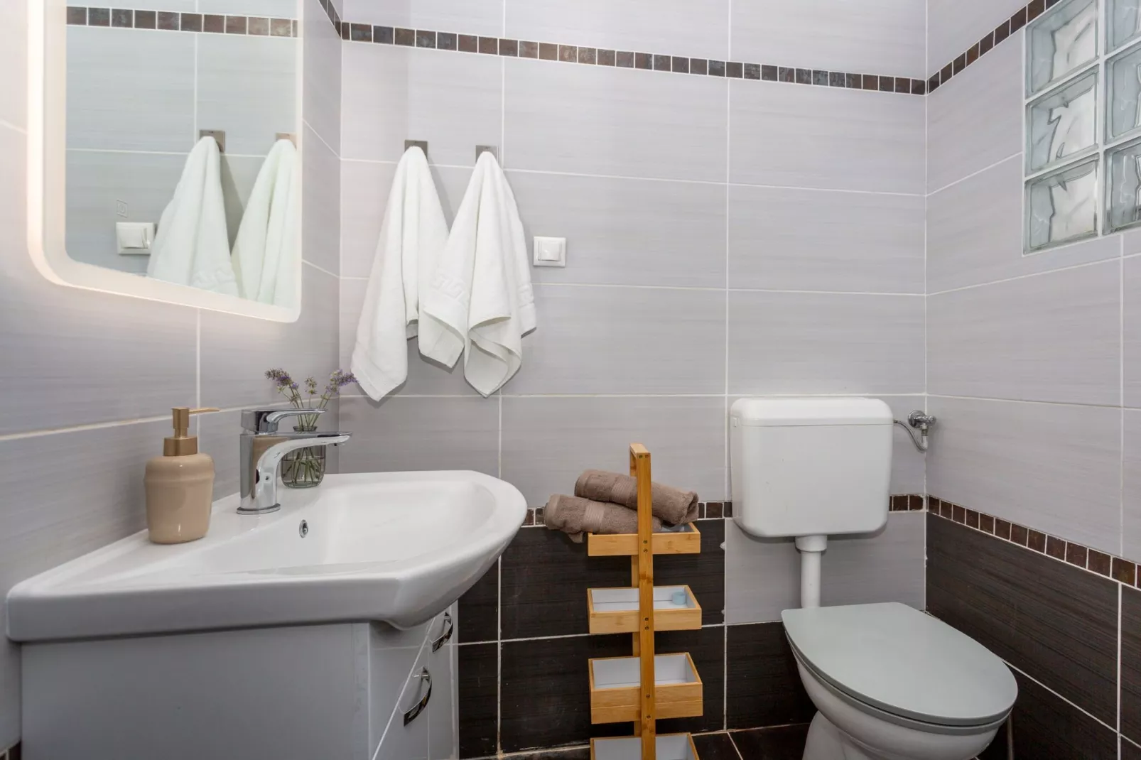 Apartment Anivija - One Bedroom Apartment with Terrace - Salle de bain