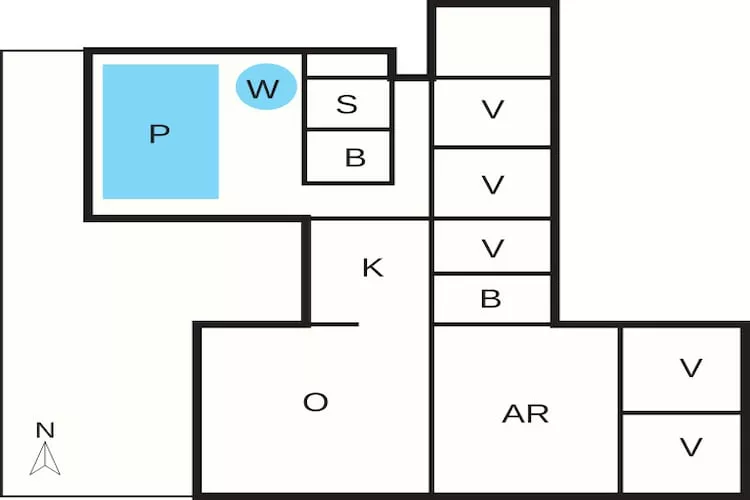 Luxus-Strandhaus fur 14 -- By Traum Ferienwohnungen - Grundriss