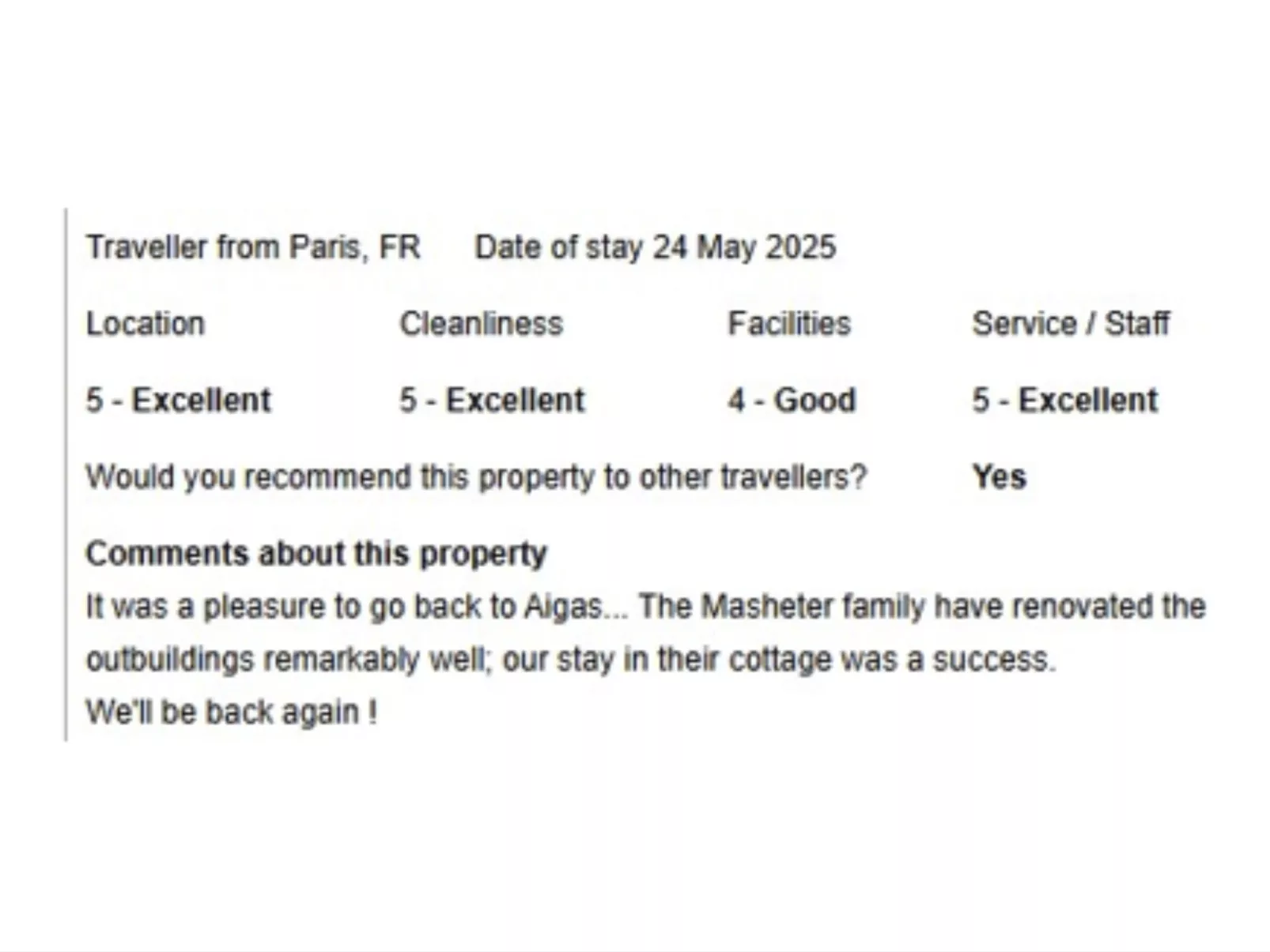 Old Stable on Aigas Golf Course - Draußen