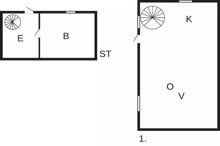 Maison de vacances pour 4 a Tvååker - Plan