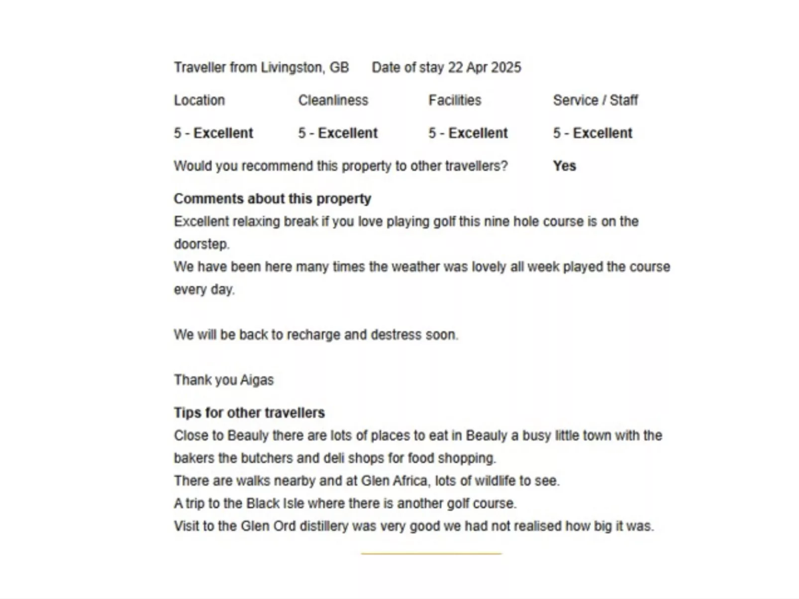 Old Stable on Aigas Golf Course - Drinnen