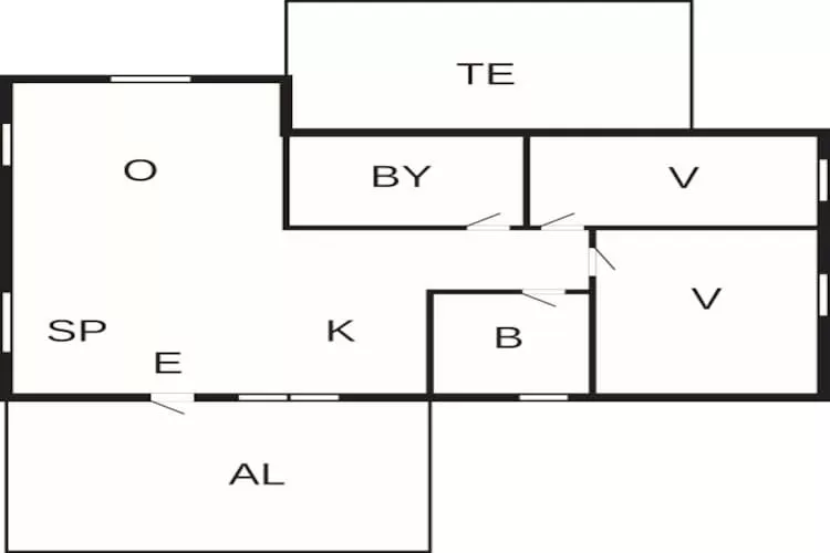 4 star holiday home in Åsa - Floor plan