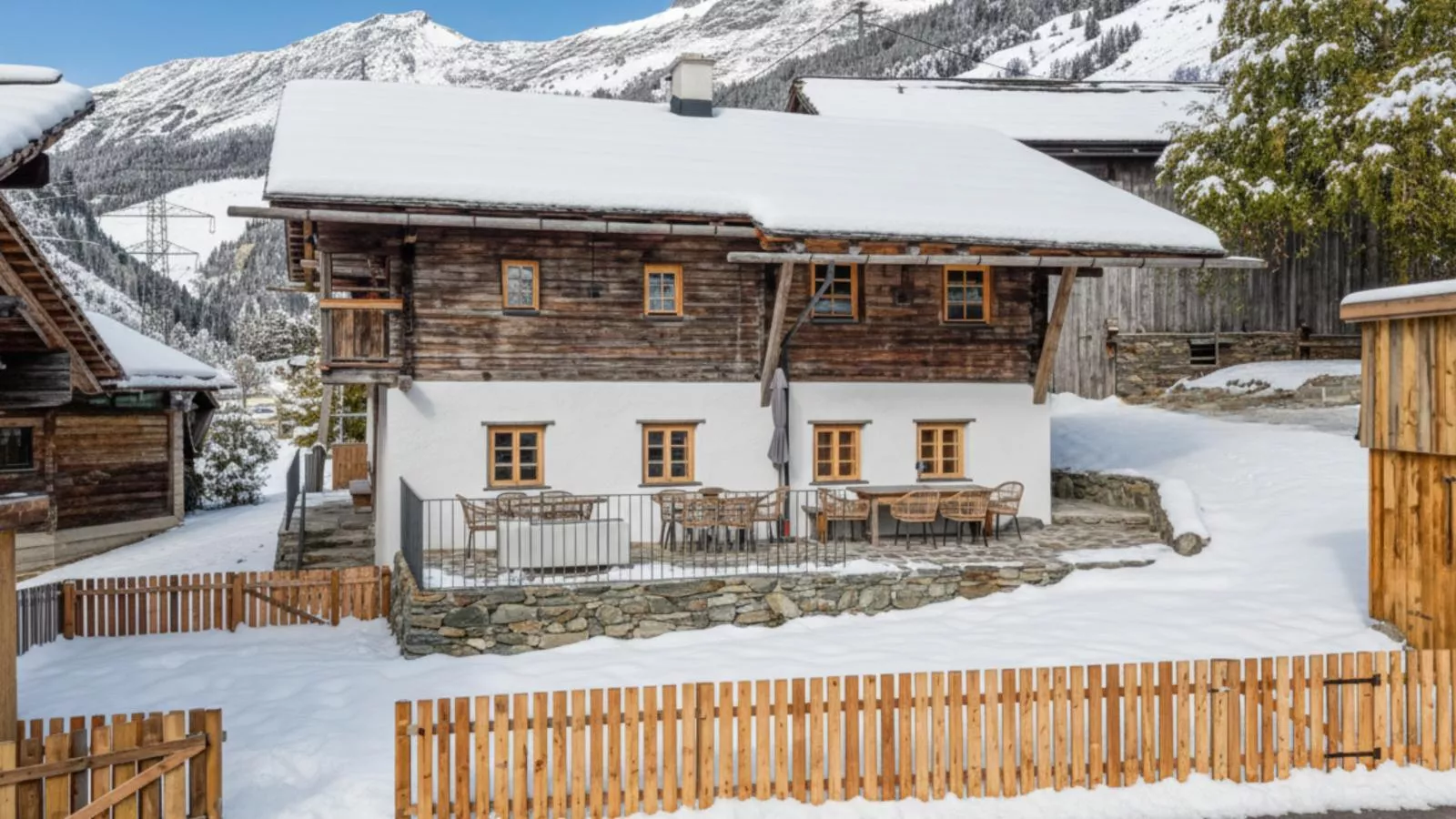 Raneburg 4 Almhaus - Außenbereich Winter