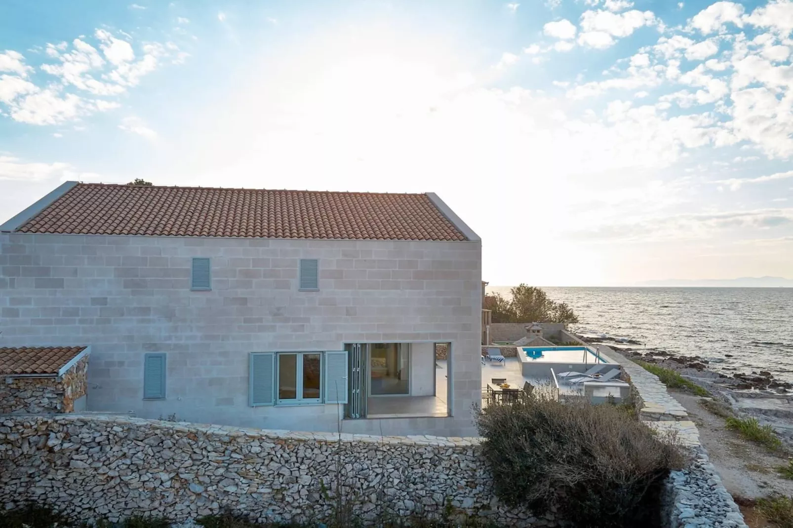 Luxury Seafront Villa Casa Familija Brac with Pool