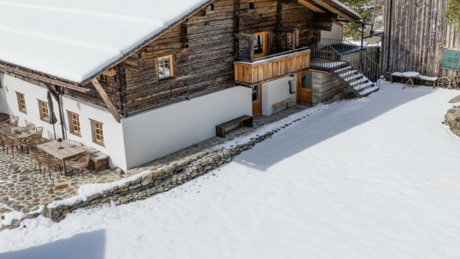 Raneburg 4 Almhaus - Außenbereich Winter