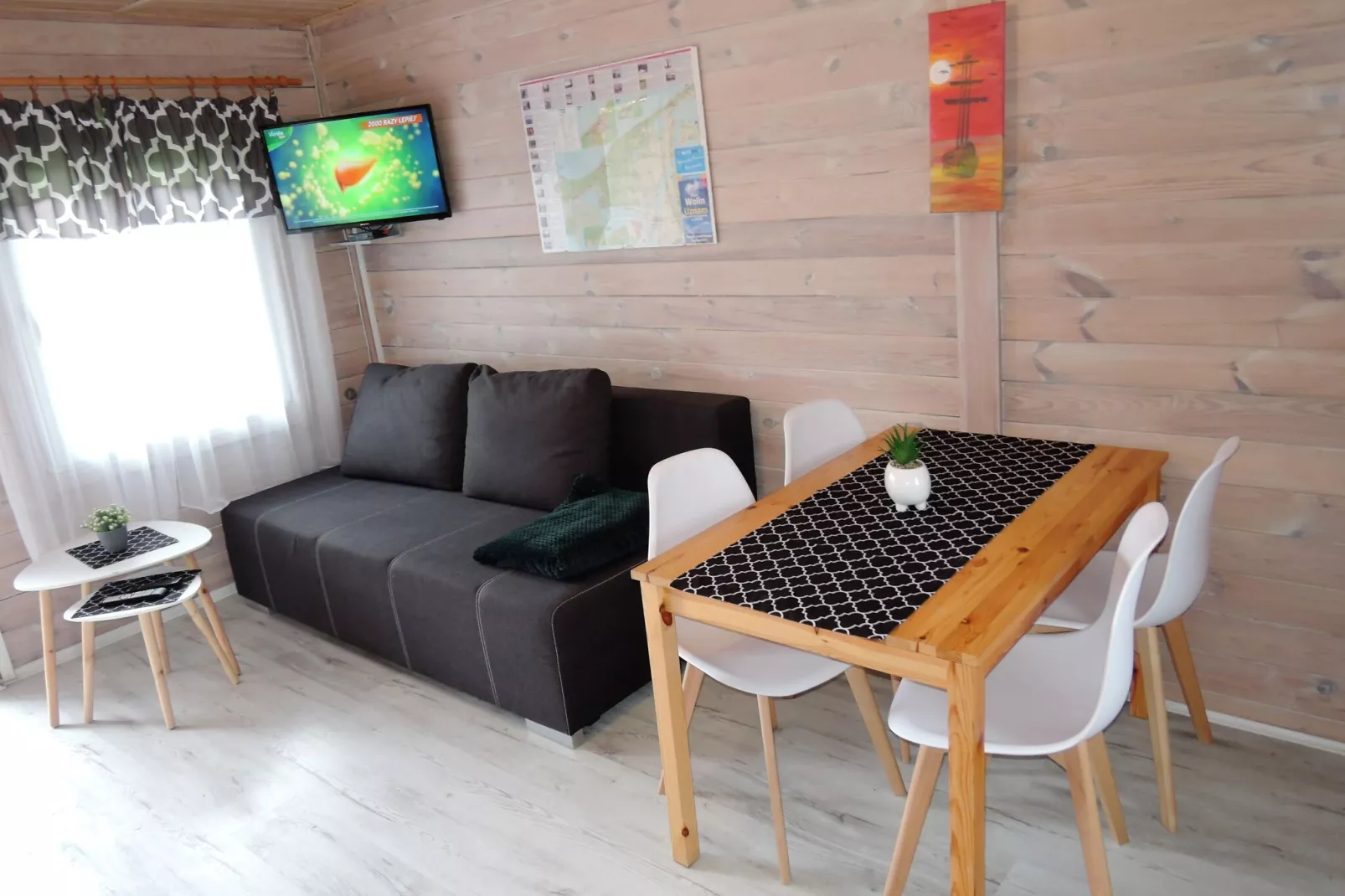 Cisza i spokój - domek dla 4 osób-Living room