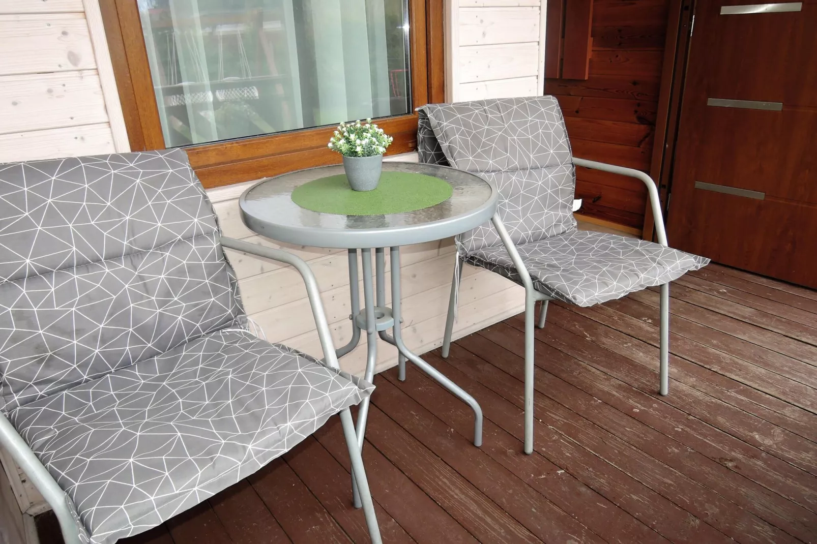 Cisza i spokój - domek dla 6 osób-Terrace balcony
