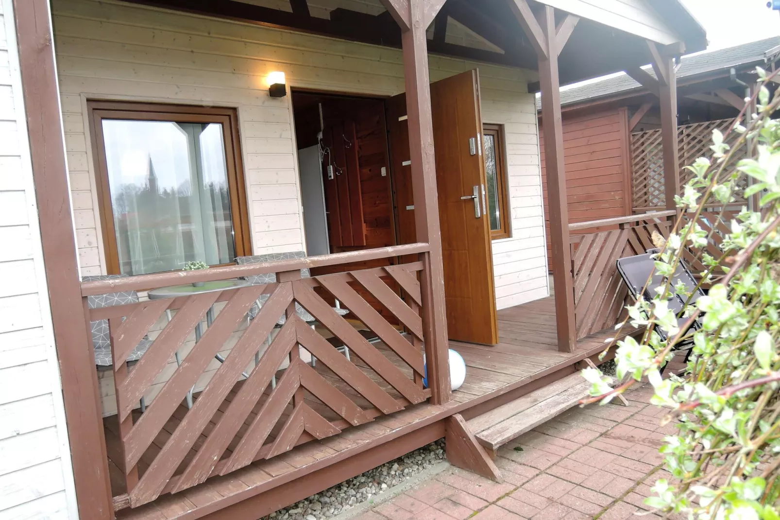 Cisza i spokój - domek dla 6 osób-Terrace balcony