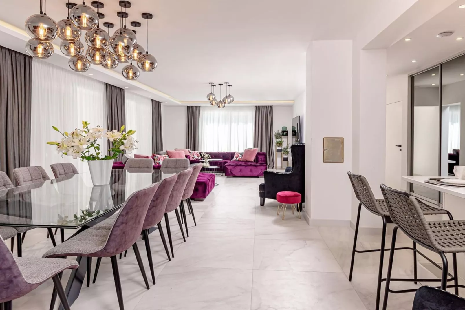 Luxury Villa Velvet Bourbon Split w/ Pool & Tennis - Dining room